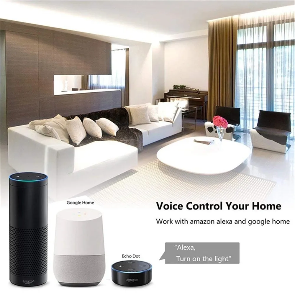 Single Live Wire Version Wireless WIFI Smart Switch, WiFi Smart Panel, Phone / Button / RF Control - ANKUX.COM