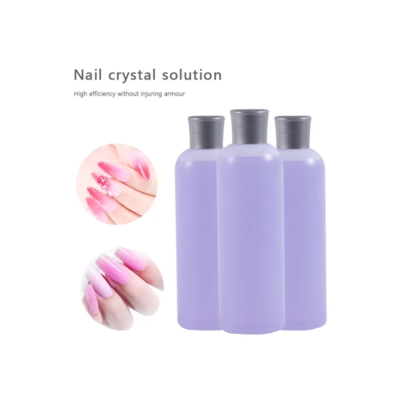 

Misscheering Nail Slip Solution for Poly Nail Gel Acrylic UV Builder Extended Crystal Gel Soak Off UV Gel Varnish Manicure, Clear