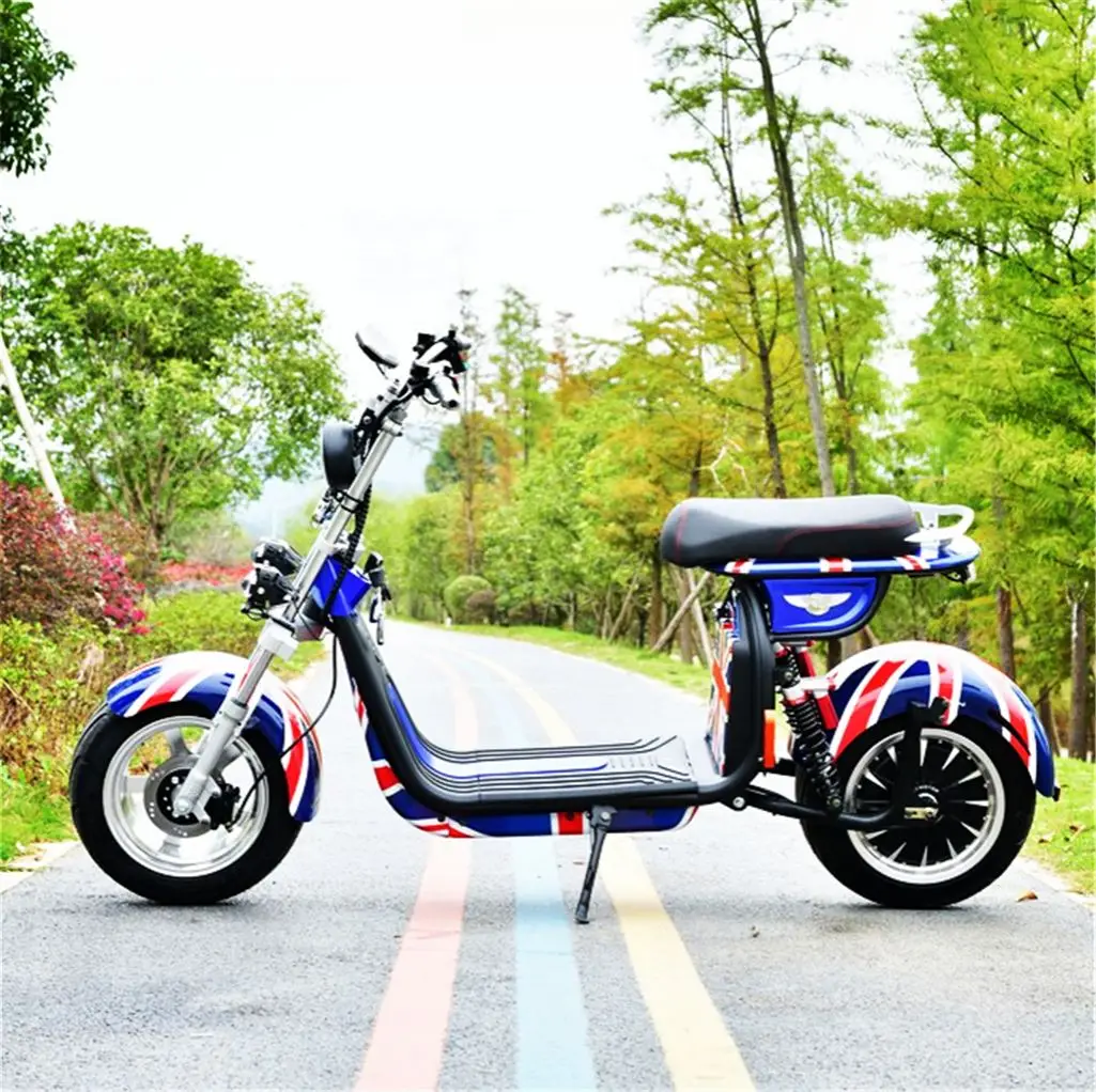 

Europe warehouse,new products big two wheels citycoco 2000W 60V electric scooter,electric motorcycle, Black