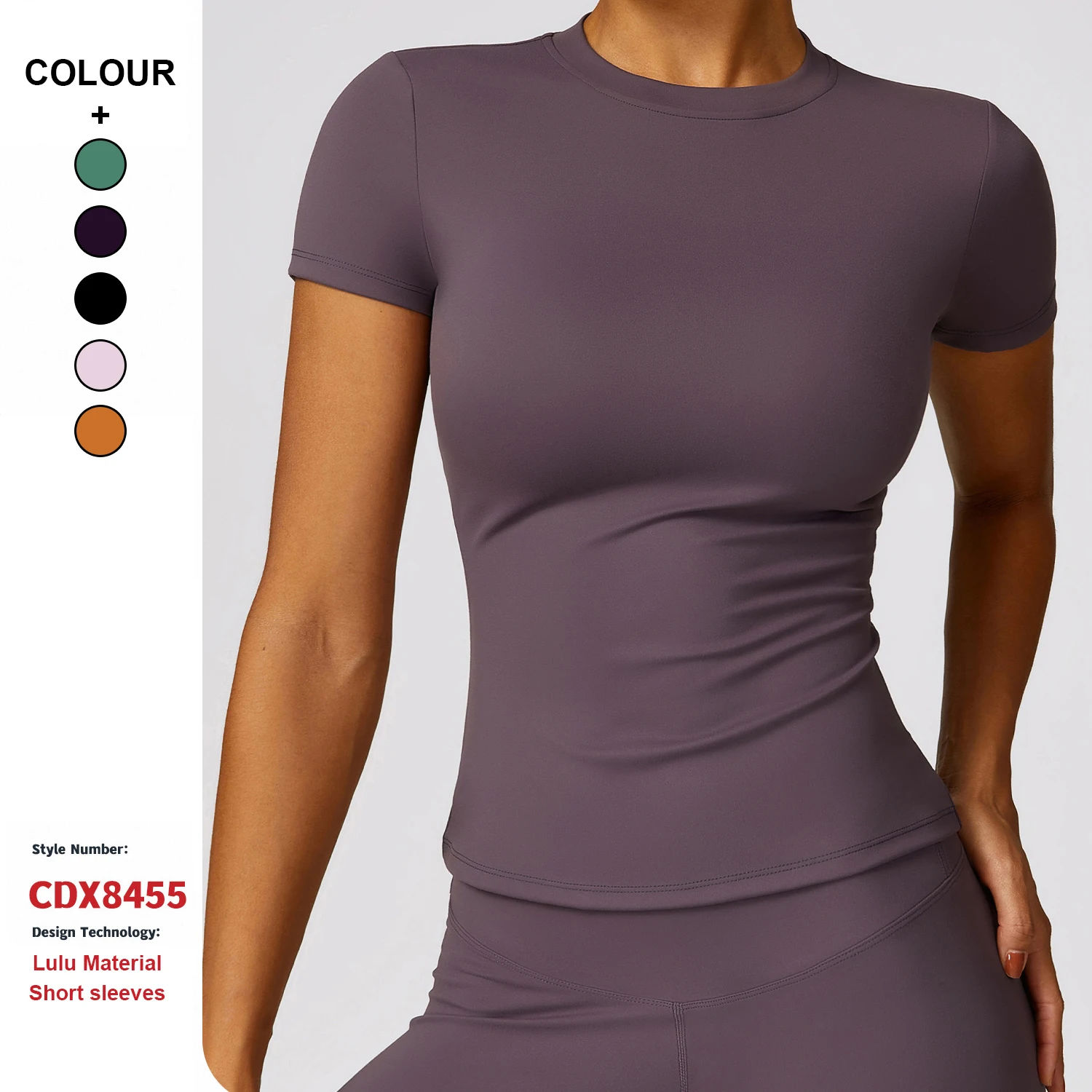 Custom Logo High Quality Spring Summer T-Shirts Quick-Drying Yoga Clothes Fitness Tops Women Running Sports Short Sleeved