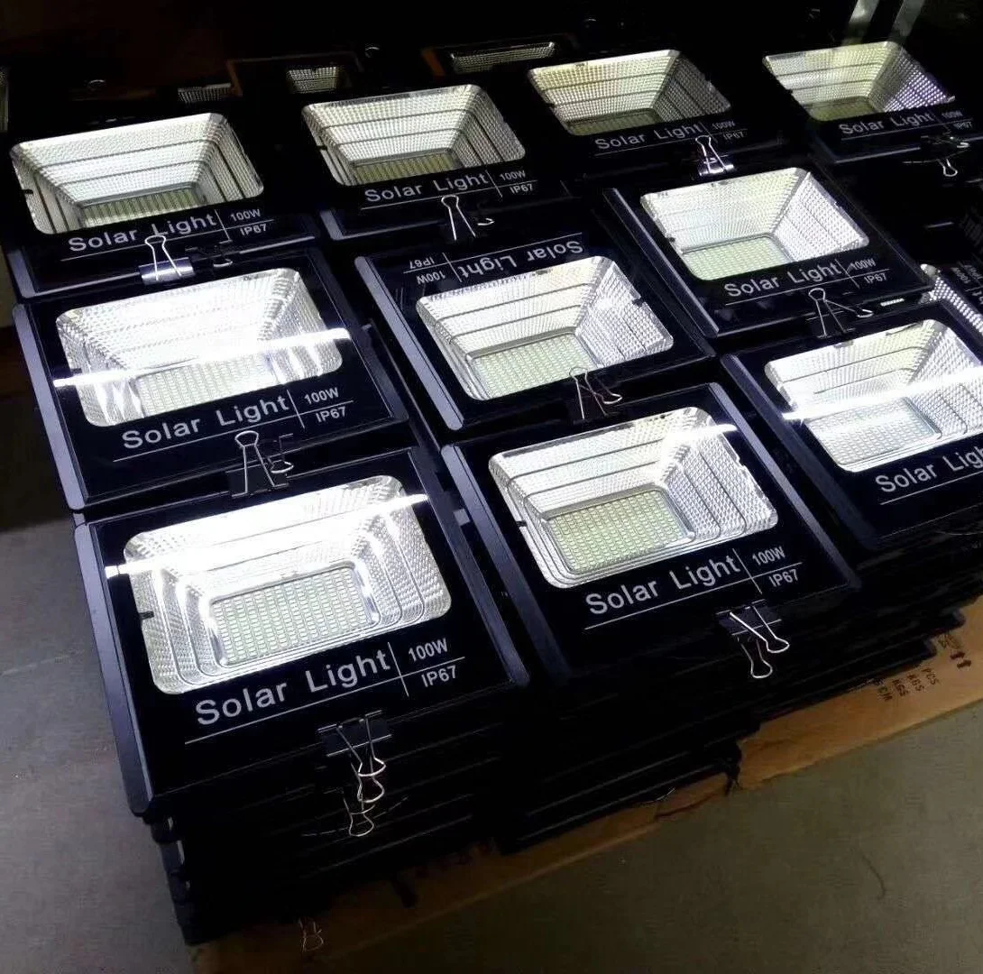
Low factory price solar led flood light 10w 25w 40w 60w 100w 200w 300w outdoor 
