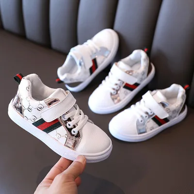 

2020 New Autumn Hot Selling High Quality Unisex Canvas Children's Casual Shoes, Sliver/gold