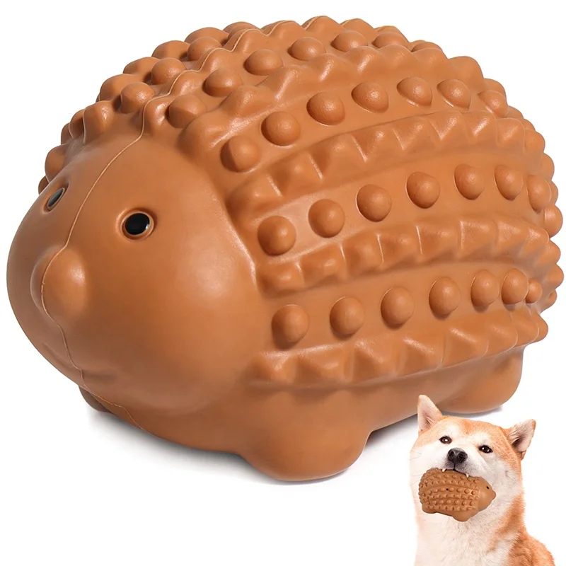 

Hedgehog Toy Large Stock Cheap Wholesale Interactive Durable Pet Eco Friendly Rubber Squeaky Chew Dog Toys, Mixed or customize