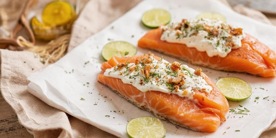 Avocado toast with salmon