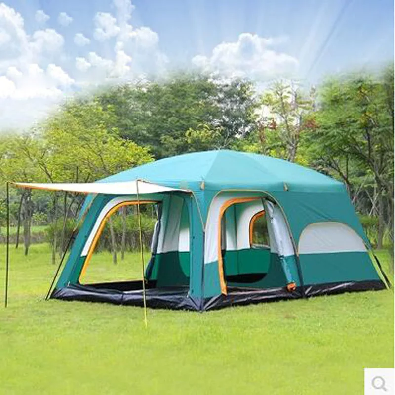 

Ready To Ship Ultralight 5-8 Person Folding Tents Anti Uv Mosquito Net Outdoor Camping Tent