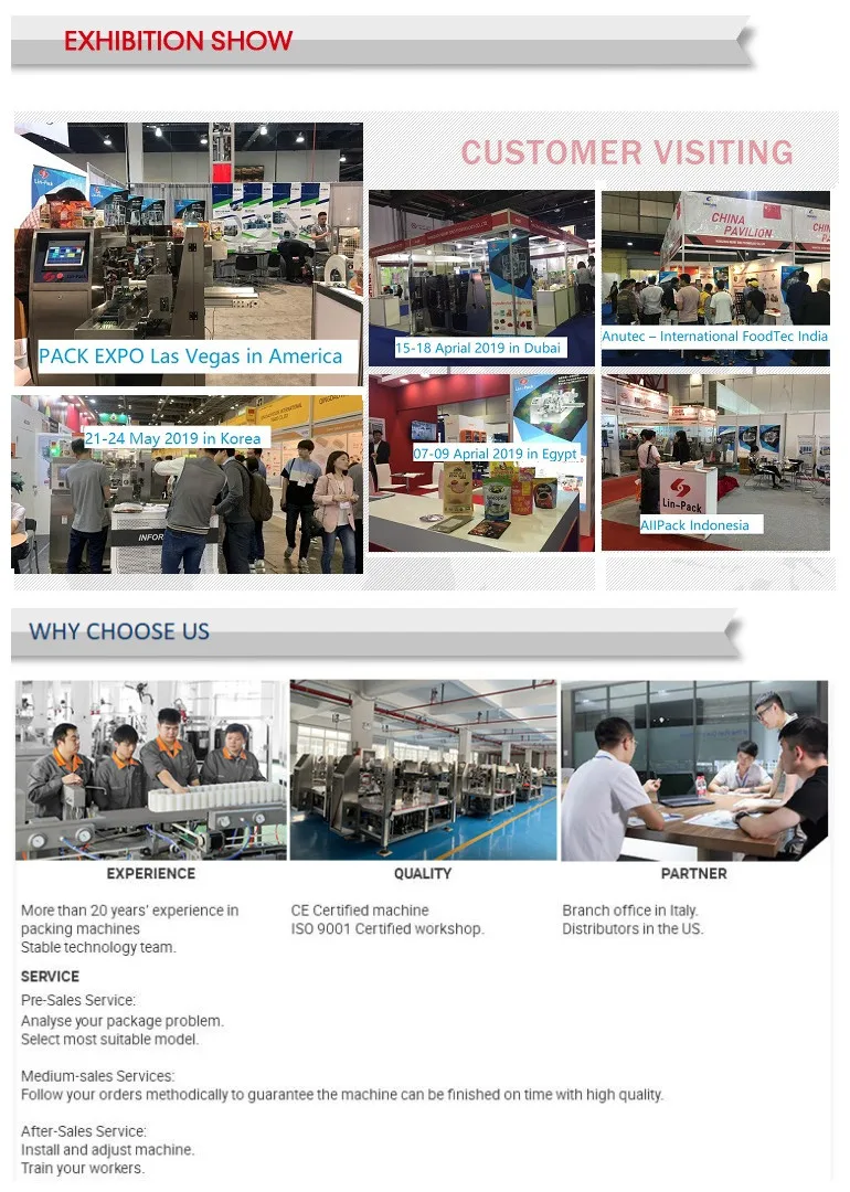 premade bag packaging machine