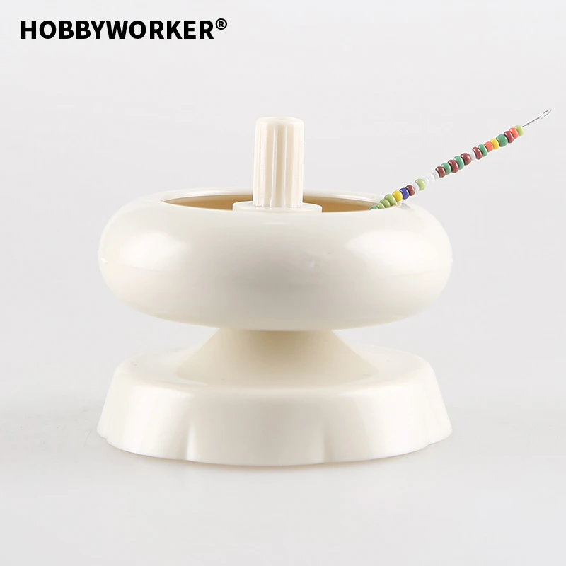 

Hobbyworker High Quality Plastic Bead Spinner with Needle for Crafts Quickly Durable Portable Jewelry Making Tools L0009