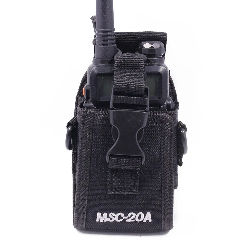 

Two way radio Nylon Case MSC-20A Holster For Motorola Kenwood UV-5R Baofeng UV-6R GT-3 BF-888S UV-82 Walkie Talkie Bag Black
