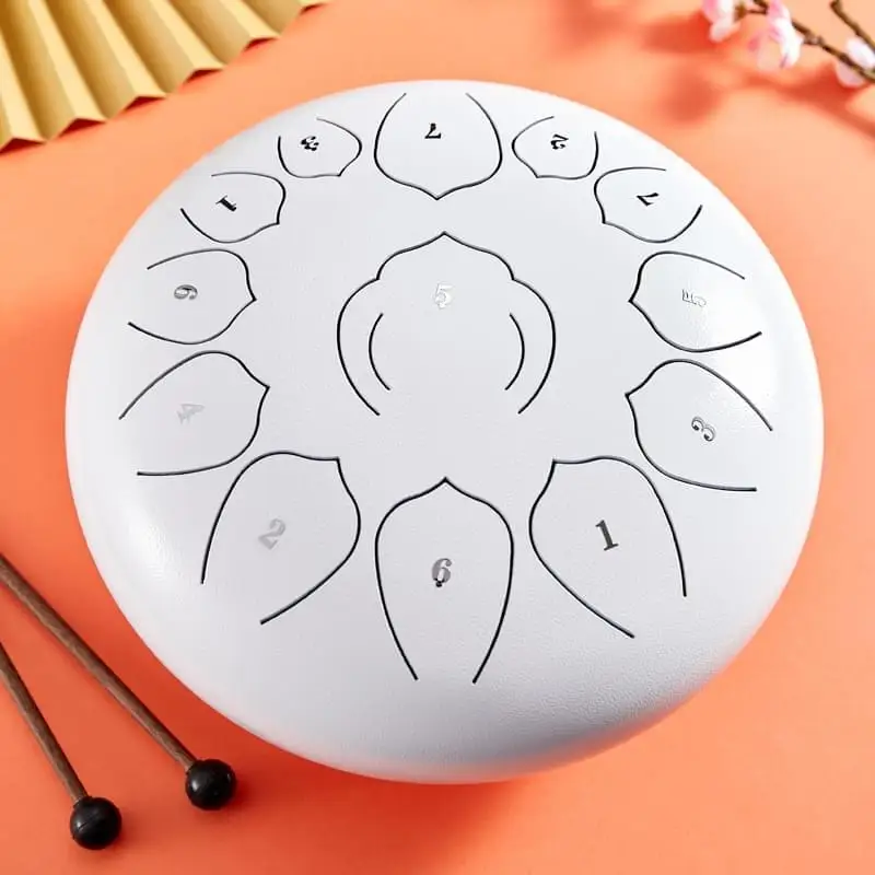 

percussion musical instruments handpan best bas steel tongue drum 10inch 13 notes hand drum