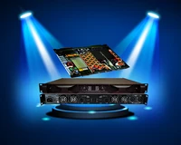 

3000W 2CH 1U High performance Class-D professional digital audio power amplifiers with display for concerts theaters KTV