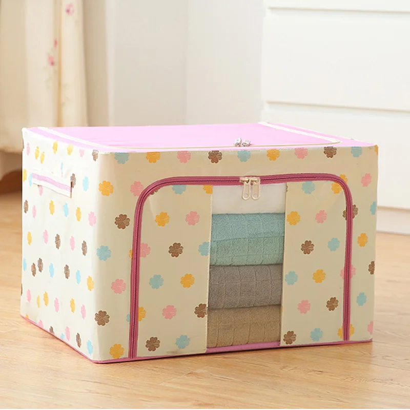 

Storage Bags clothing organizer bags Foldable with Sturdy Zipper Clear Window