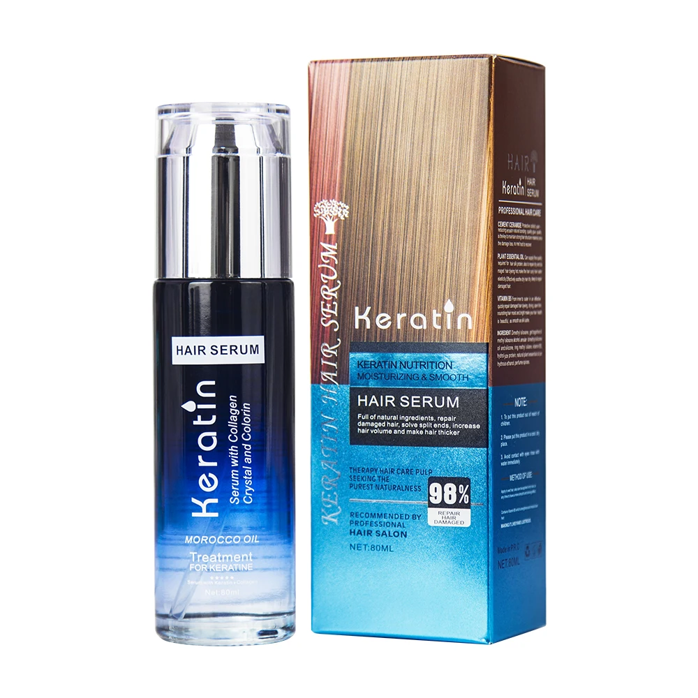 

China manufacturers best collagen oil bio keratin liquid natural curly growth organic repair salon herbal treatment hair serum