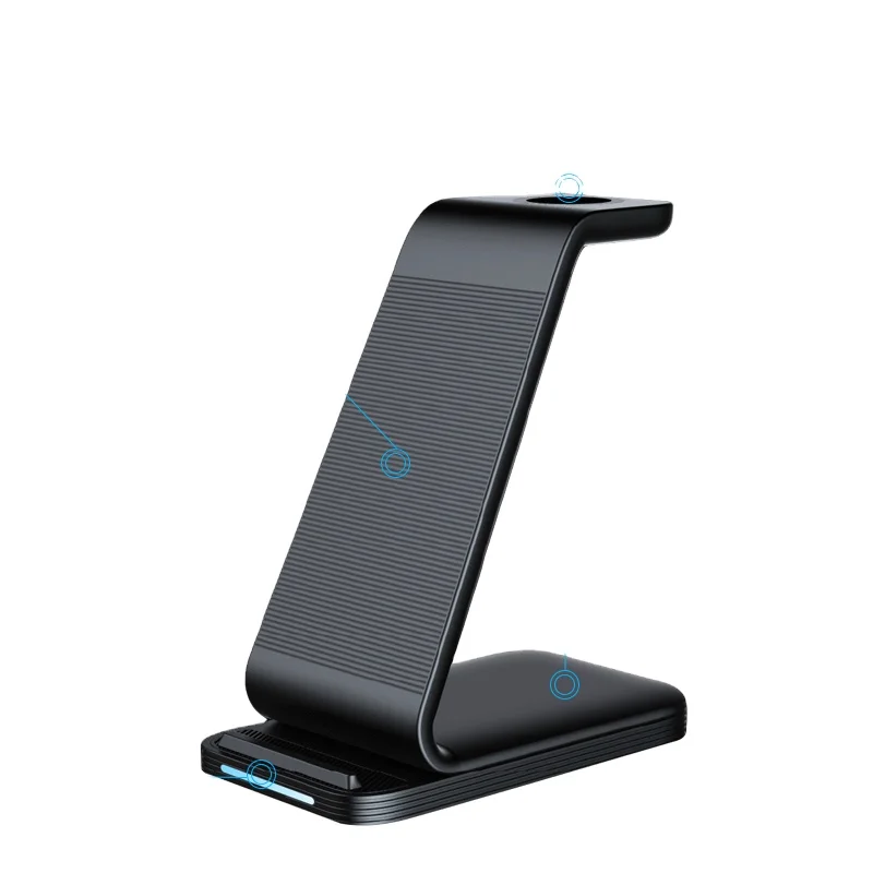 

Multi Function i Watch Earphone Mobile Phone Accessories Phone Case 3 in 1 Phone Holder, Black