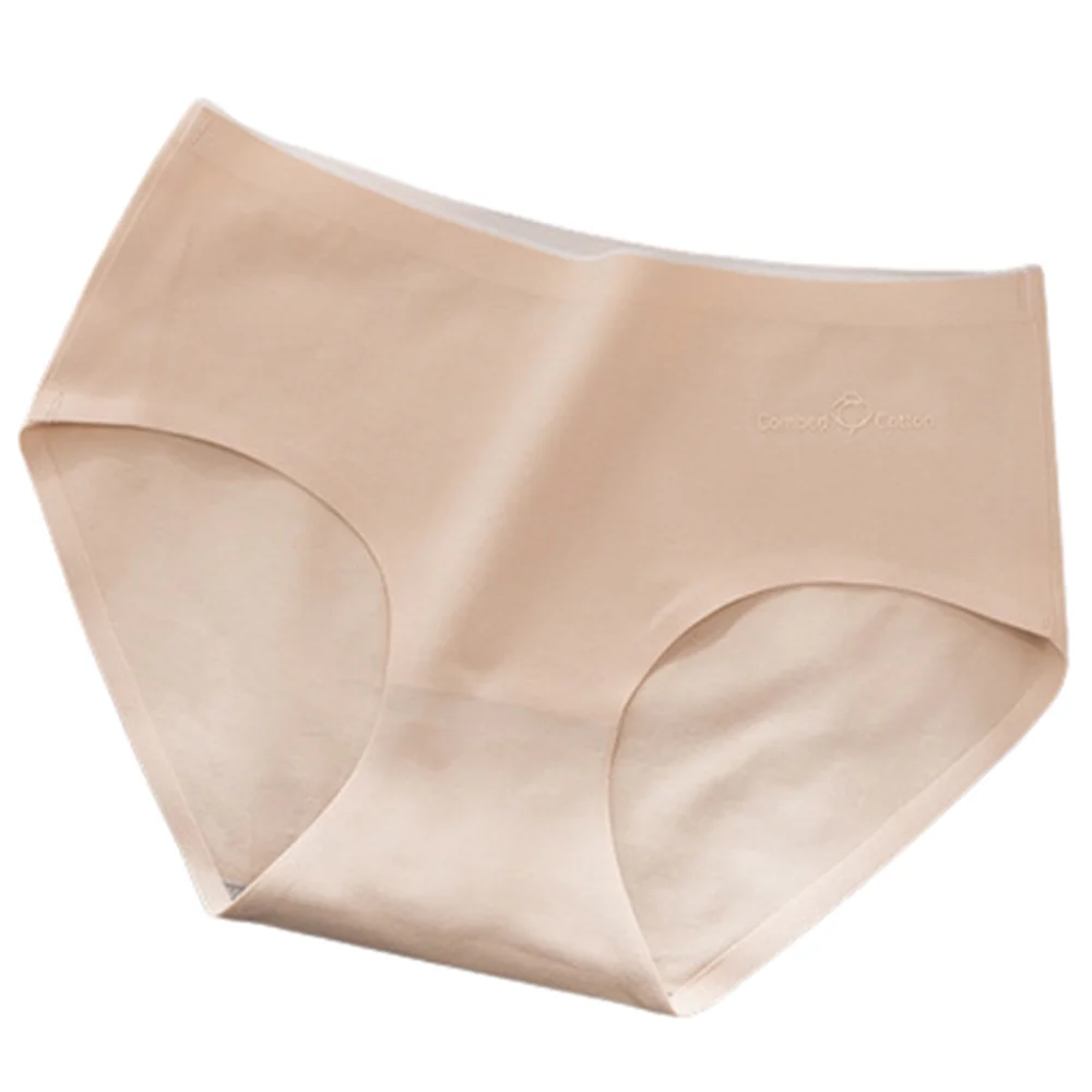 

Large Size Mid Waist Underpants Women Seamless Underpants Breathable Loose Panties, Multi-colors