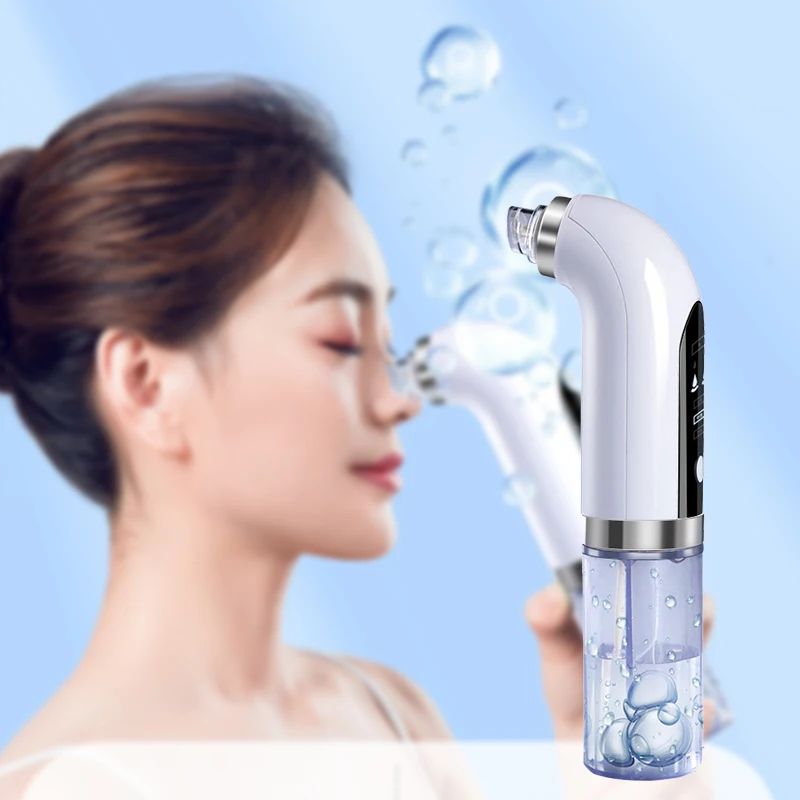 

Blackhead Remover Vacuum Facial Pore Cleanser Electric Acne Comedone Extractor Kit USB Rechargeable Blackhead Suction Tool