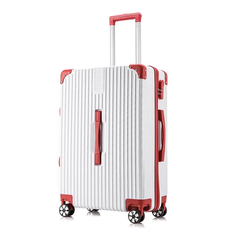 

OEM adjustable luggage handles abs makeup luggage trolley case