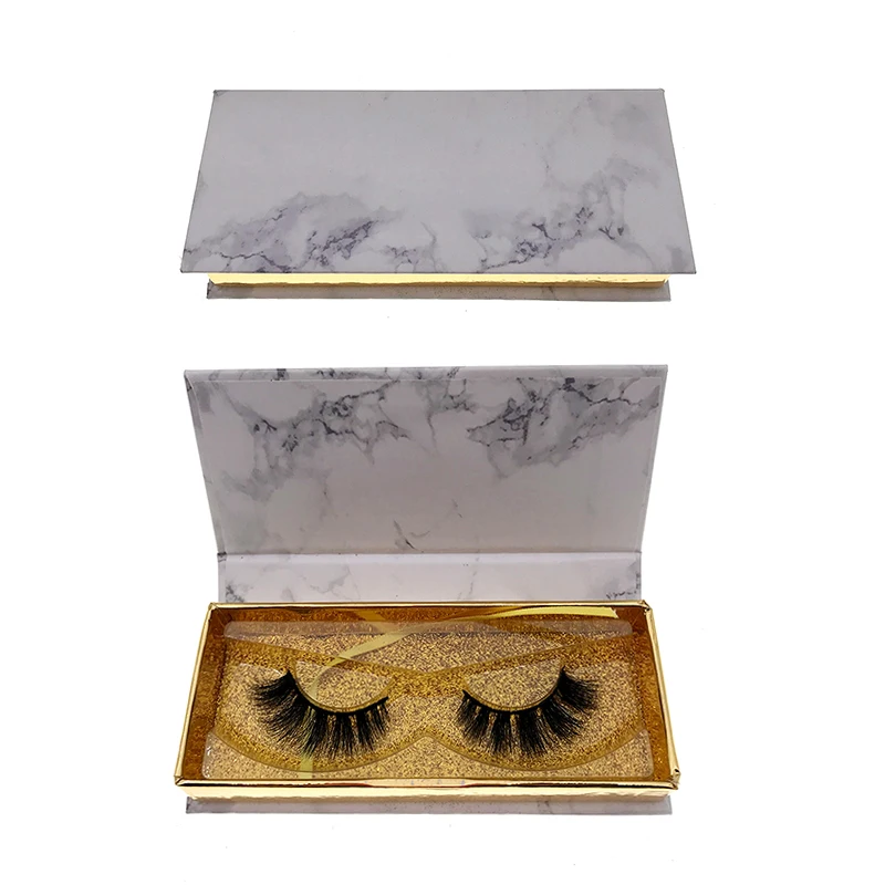

best wholesale price strip lashes custom boxes 3D mink lashes, Black