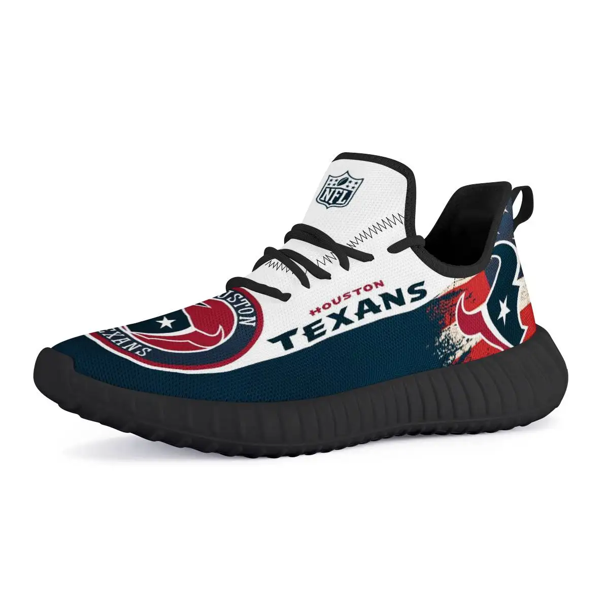 

Wholesale NFL Texans CustomPrint Logo Design Sport shoes Fashion Sport Sneaker Unisex Breathable Football Team Casual Shoes