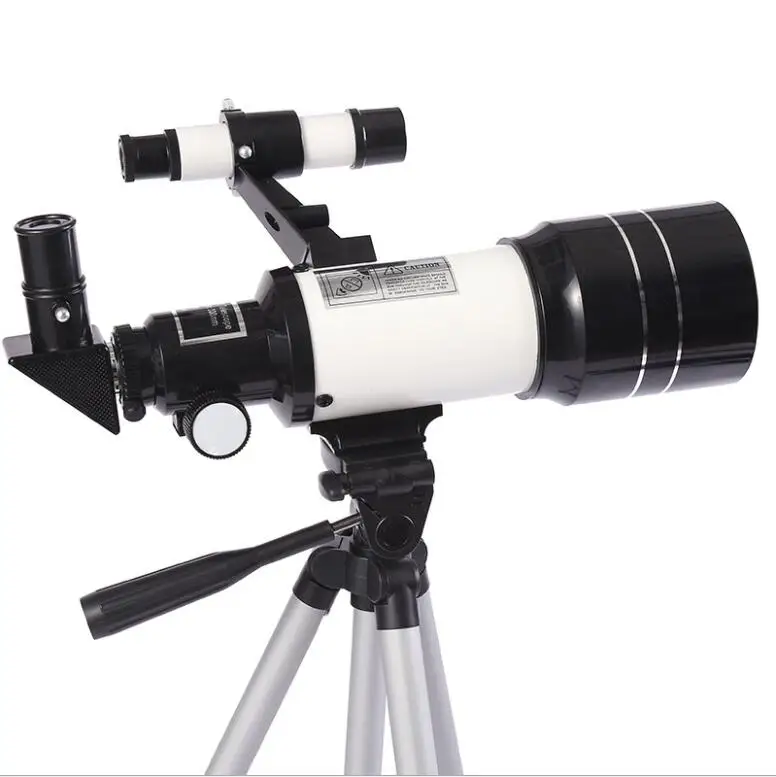 

Outdoor telescope professional astronomical Moon Watching Star Finder with Portable Tripod Night Vision refractor telescope, As shown