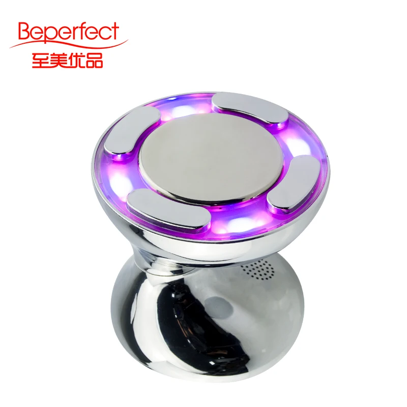 

Portable Cavitation Ultrasonic Slimming Body Device RF Beauty Equipment, Silver , gold