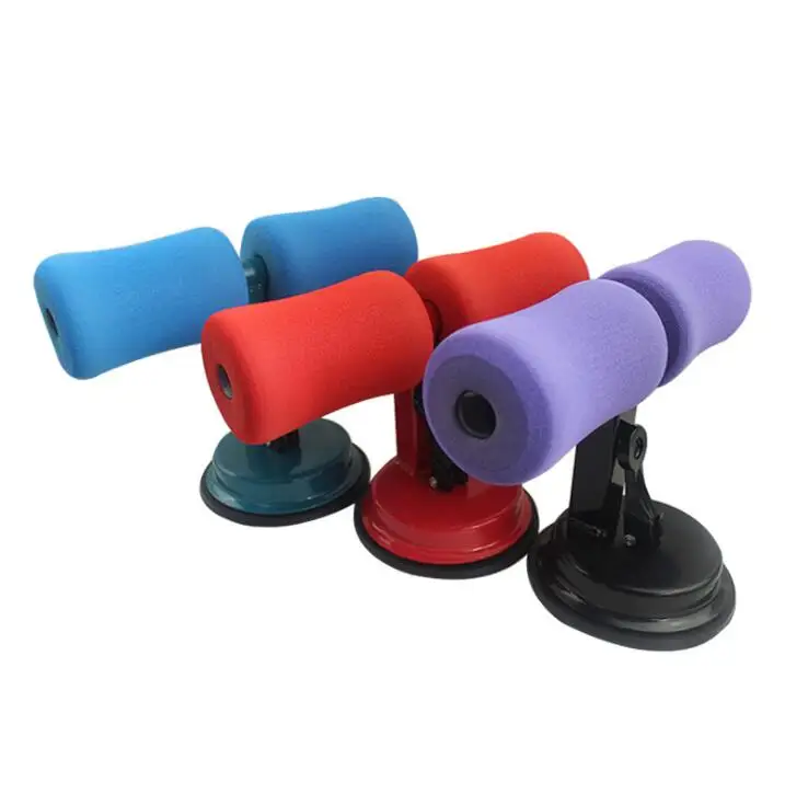 

Sit Up Bars Sit-up Aid Tool Home Exercise Equipment Accessories Device Floor Suction for Home Gym, Pink rose red black purple peach blue