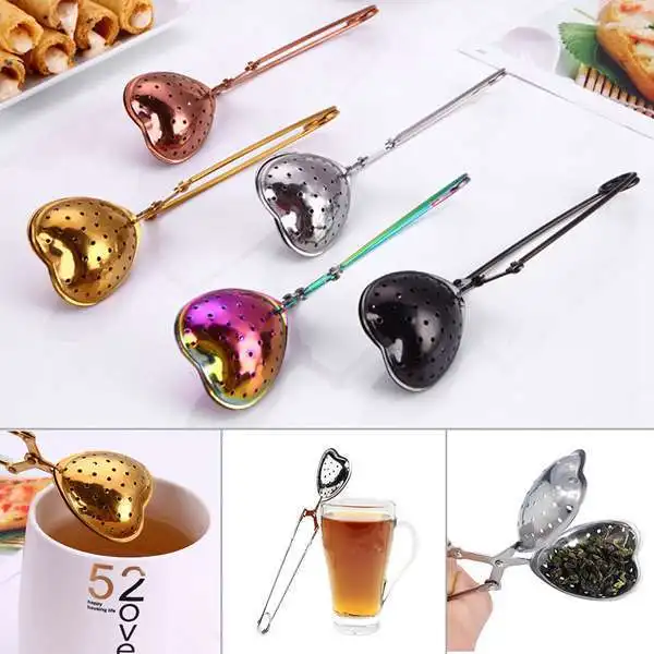 Stainless Steel Bulk Tea Infuser With Drip Tray Tea Strainer Tea