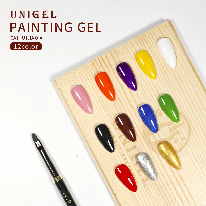 

Unigel OEM& Private Label Painting Gel UV Nail Gel Polish Nail Suppliers, 12 colors