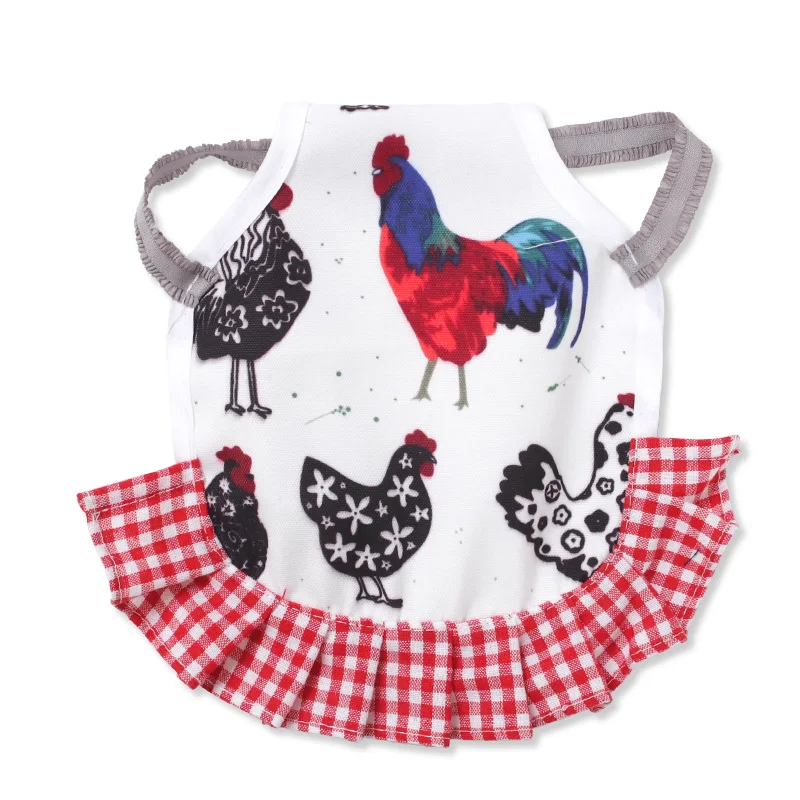 

High Quality Animal Print Chicken Apron Hen Feather Protection Retainer Pet Clothes