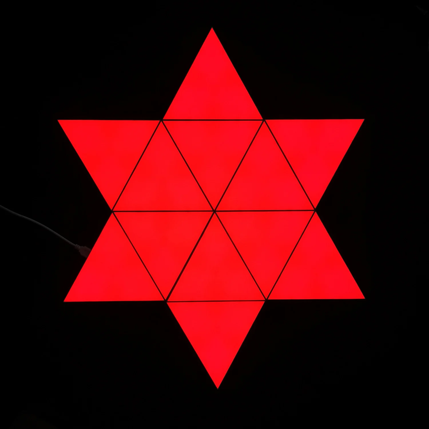 

3D led triangle light new product triangle light by Touch sensitive, IR Remote Controlled decoration wall, Multi