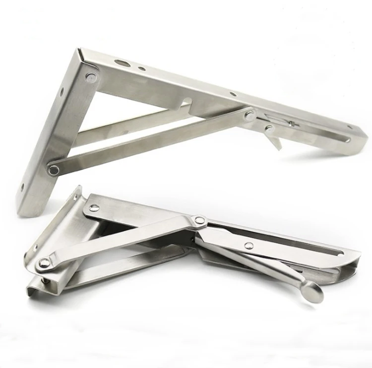 Factory Price Stainless Steel Folding Triangle Shelf Table Folding
