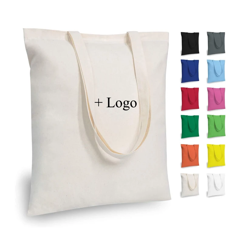 

wholesale custom eco friendly recycled grocery bag bolsa de compras reusable cotton canvas shopping tote bags, Customized color