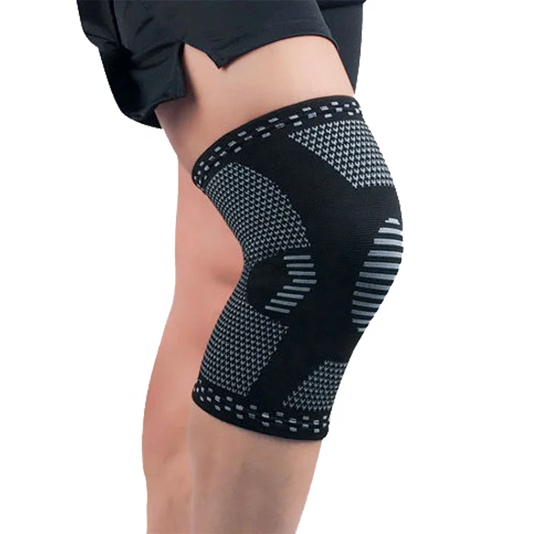 

Compress knee pad brace sports support sleeve for basketball, Black,blue