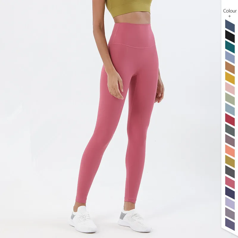 

New Arrivals Yoga Buttery Soft Pocket Leggings No Front Seam Super High Waist Compression Gym Tights For Women, Printed