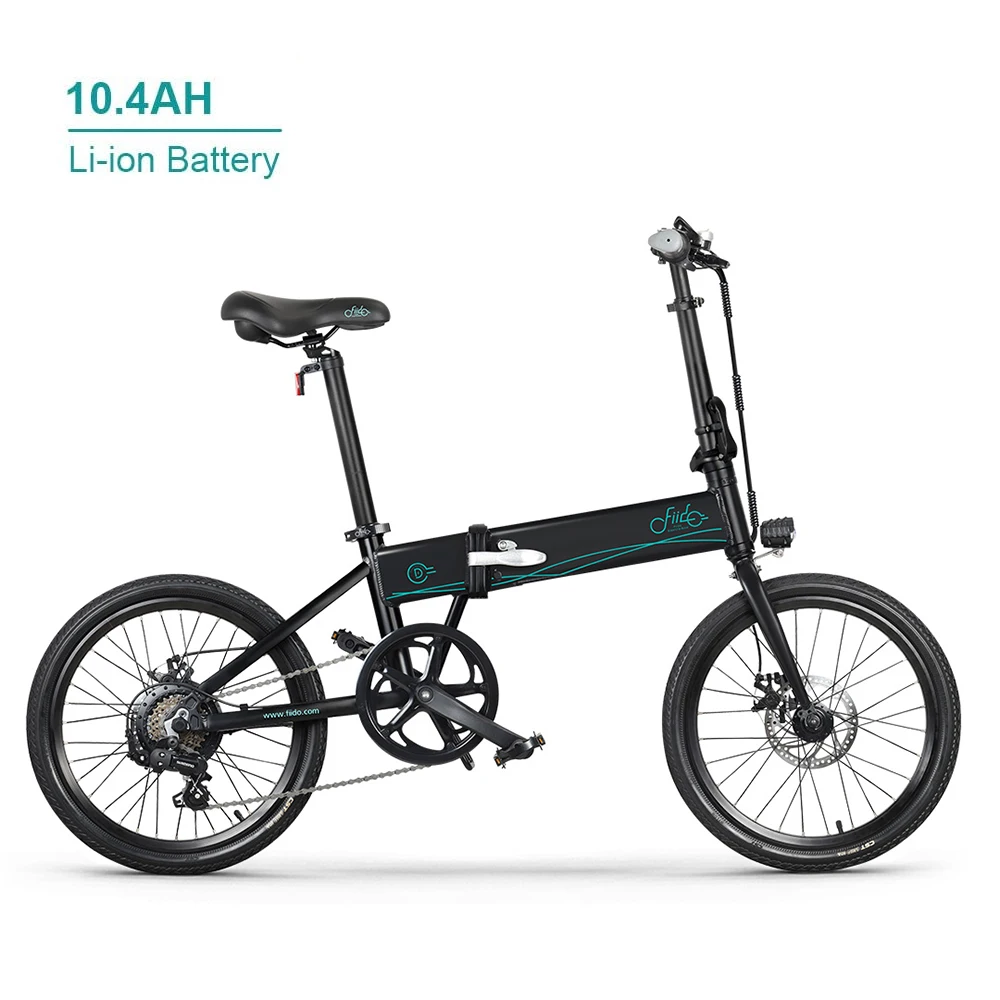 

D4S Long Range Motorcycle Battery Powerful Electric Bike Bicycle for Adults Off-road Folding Bike Lithium Battery 250W Fiido 36V