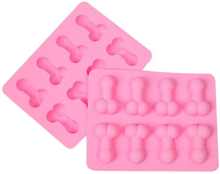 

8-Cavity Soap Birthday Fudge Cake Ice Chocolate Handmade Silicone Mold for Easters Day Make Fun Silicone Cake Mold