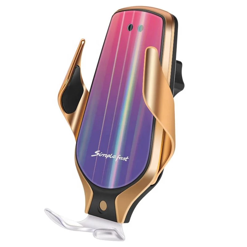 R9 Car Wireless Charger Infrared Automatic Car Wireless Charger Holder Intelligent Automatic Clamping Fast Wireless Car Charger