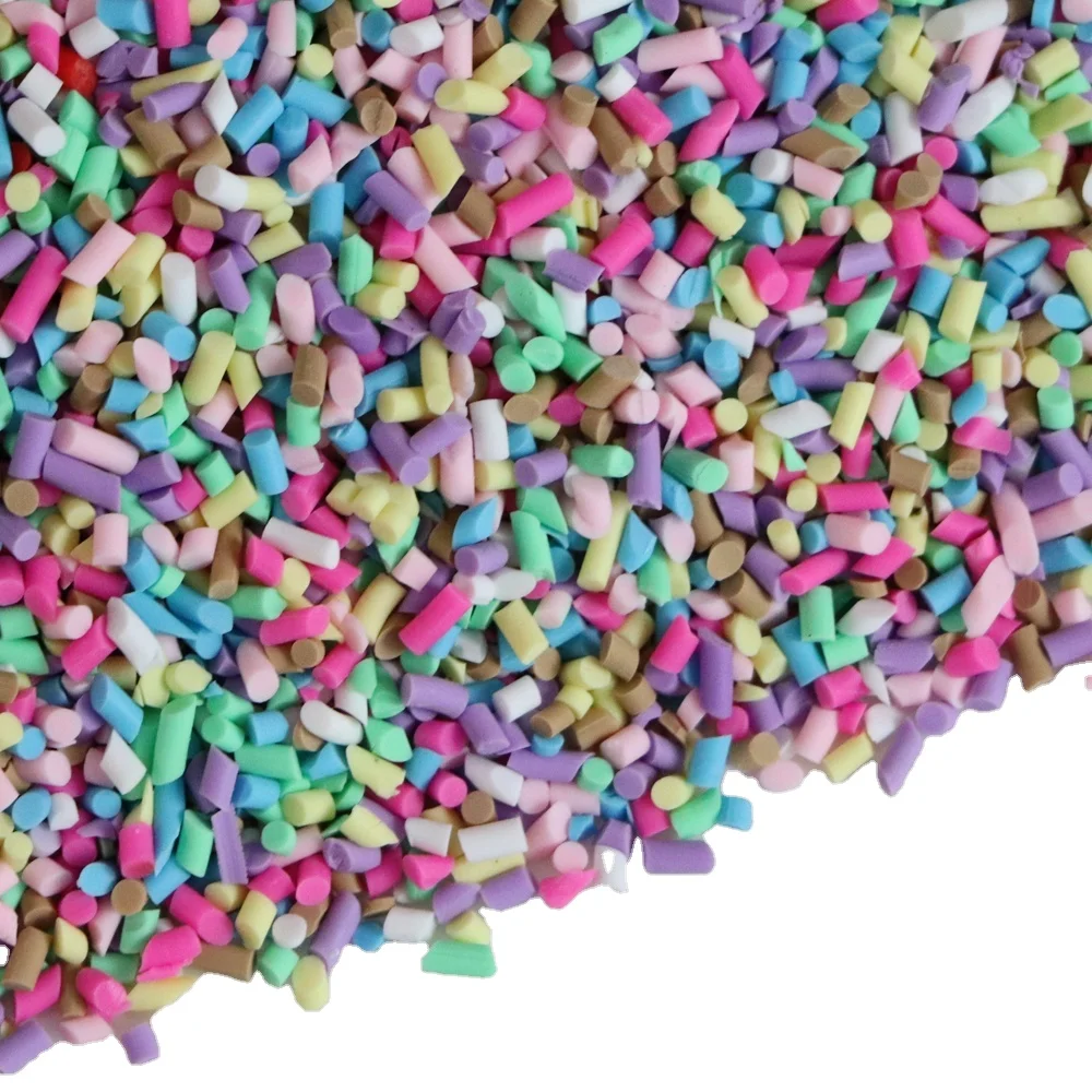 

Bright Color Clay Material Simulation Chocolate Confitti Sprinkles Sugar Simulation Cake Decoration