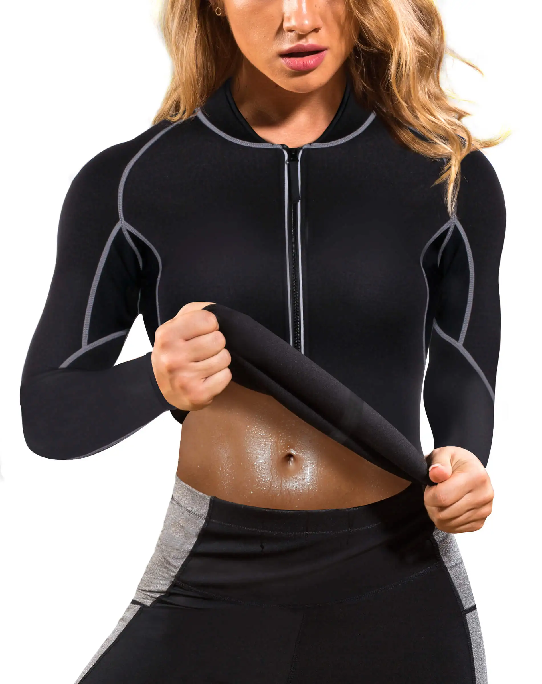 

Custom Logo Full Body Waist Trainer Corset Neoprene Sweat Sauna Suit Neoprene For Workout Weight Loss