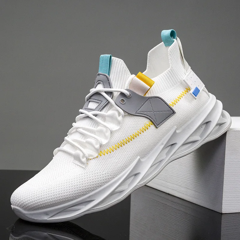 

new design non slip wear resistant men's casual high top sneakers, 3 colors