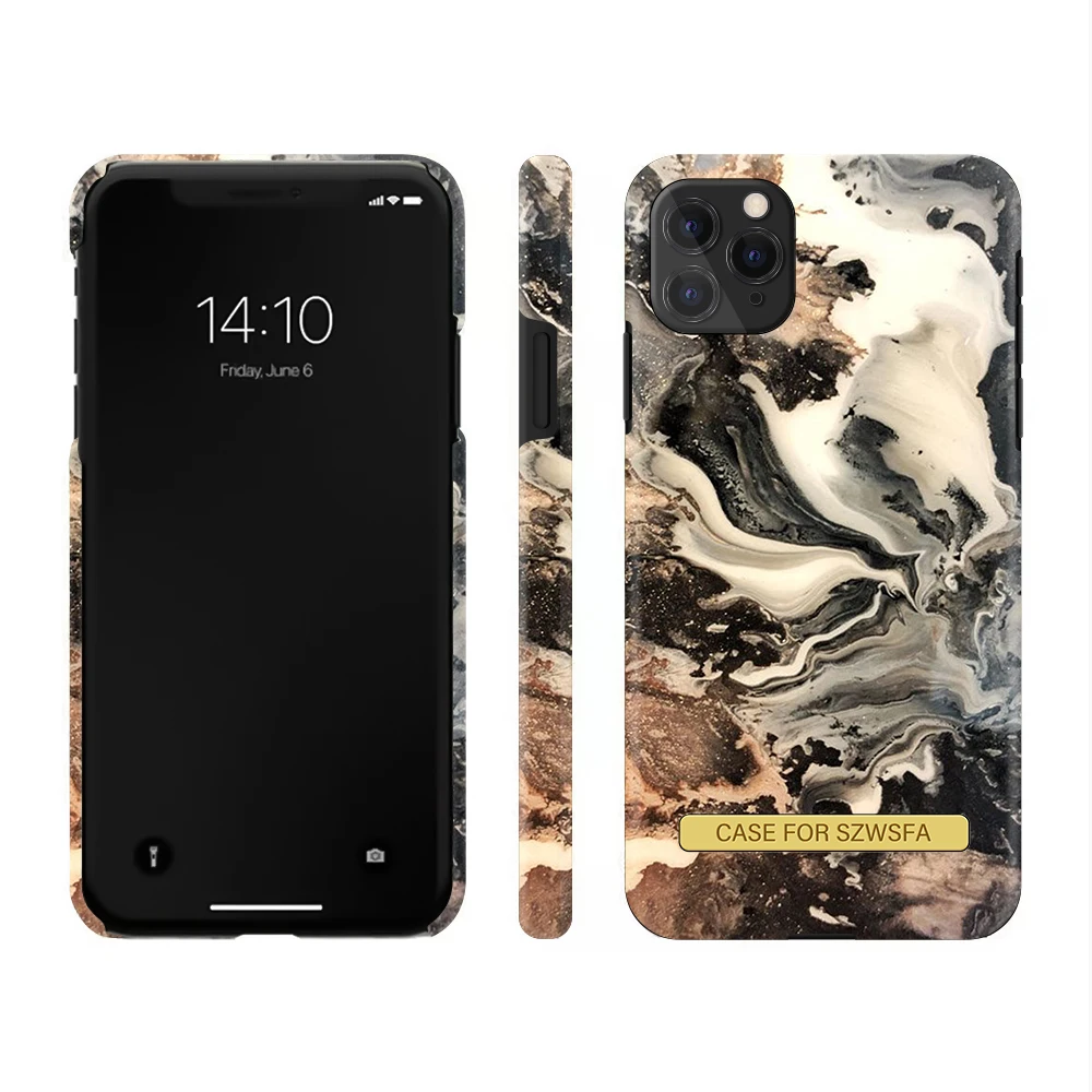 

Sweden Fashion Customized Design Logo Hard PC Phone Case With Real Metal Strip Plate For iPhone7 XS MAX XR 11 12 13 pro max, Can be customized