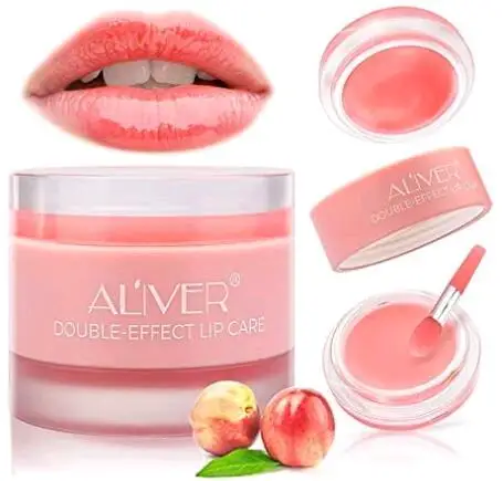 

OEM Private Label Natural Fruit Flavor Lip Repair Double Effect Moisturizing Exfoliating Waterproof Lip Scrub And Lip Balm