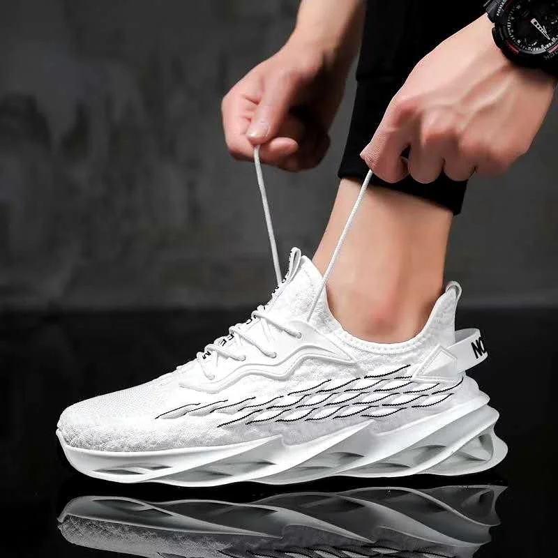 

Light weight sport shoes men running breathable casual athletic shoes