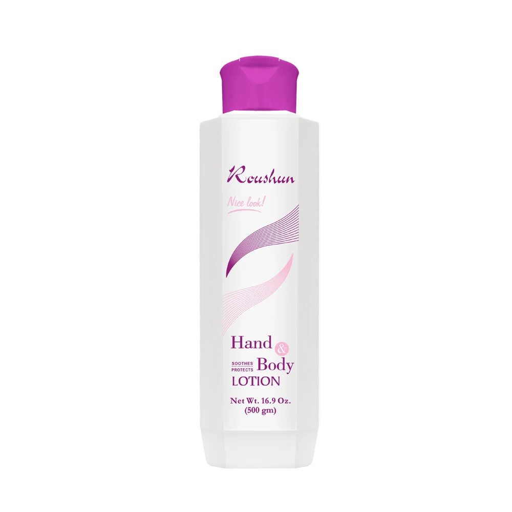 

Roushun Private Label Hand & Body Lotion Whitening Face and Body Skin, Smoothing Moistrizer for All Type Skin, Milk white