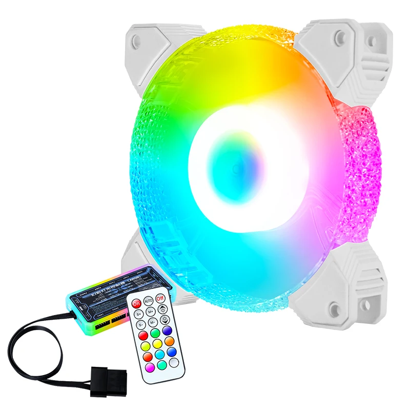 

Hotsale good quality 120 RGB Fan For Gaming Computer Cooling Cooler RGB PC Case