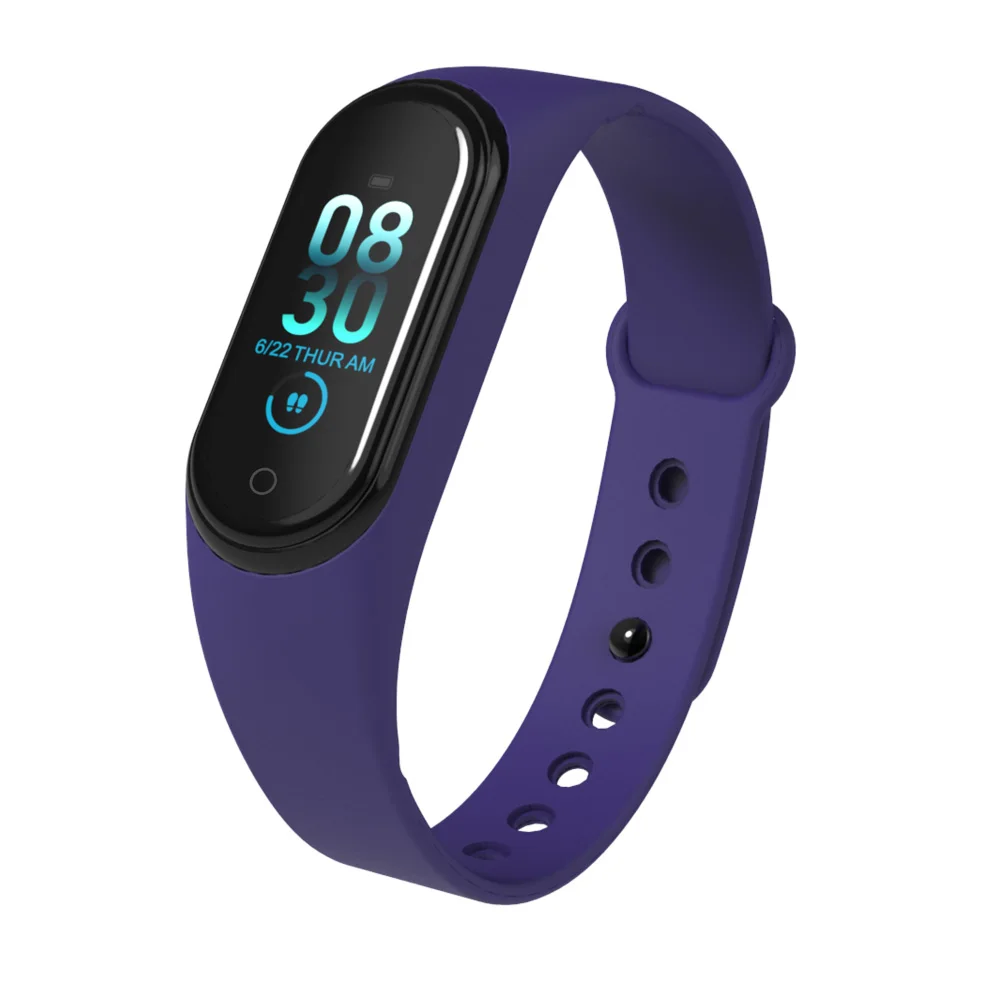 

Waterproof M4 Smart Bracelet Fitness Tracker Silicone Watch Band CE ROHS User Manual Smartwatches