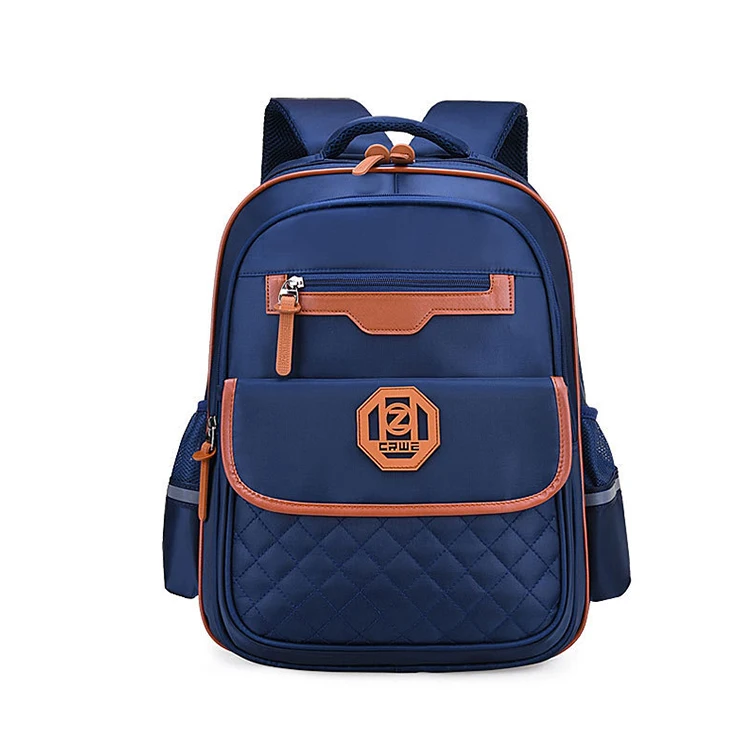 

Accept Customized British Style Primary School Bag Light Breathable Ridged Children's Led Light Backpack, Pink/black/deep blue/sky blue/custom