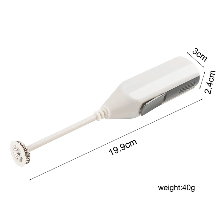 High Quality Eco-friendly Kitchen Utensils Natural Kitchen Gadgets High Speed Battery Operated Egg Milk Frother Coffee Mixer 