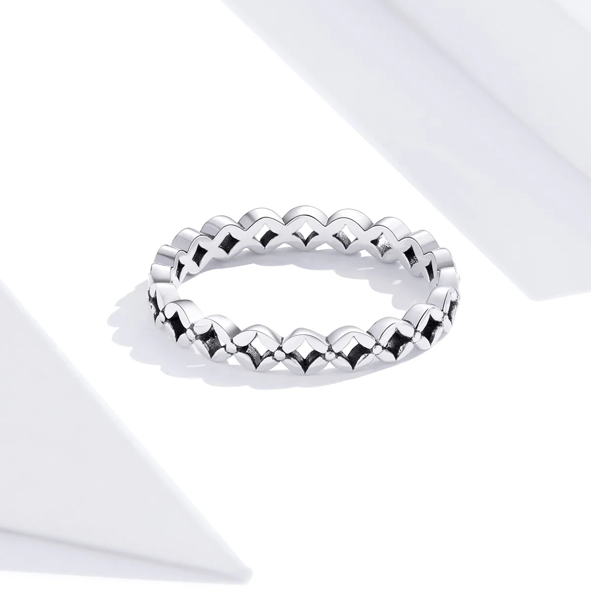 

Korean Style Fashion Stackable 925 Sterling Silver Rings for Women