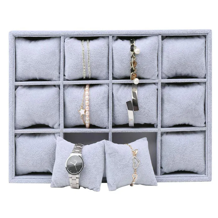 

hot sale jewelry tray organizer for classic metal buckle, White