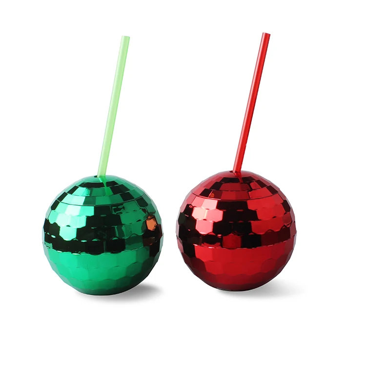 

Fancy 20 OZ disco ball cup tumbler with lid and straw disco ball cocktail drinking cup for party, Custom color